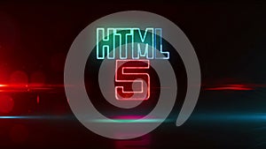 HTML5 symbol abstract loopable animation