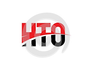 HTO Letter Initial Logo Design Vector Illustration photo
