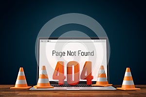 Http 404 error not found page design concept