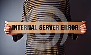 Http Error 500, Server error page concept