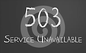 HTTP Status code 503 Service Unavailable