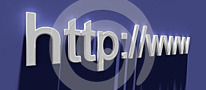 Http www internet web address in search bar of browser