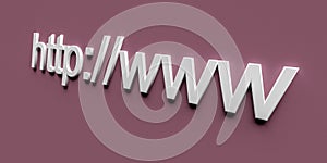 Http www internet web address in search bar of browser