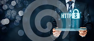 HTTPS concept