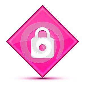 https icon isolated on special pink diamond button illustration