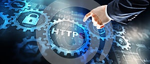 HTTPS. New HyperText Transfer Protocol Secure 2024. Web Internet concept photo