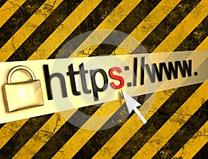 Https protected web page