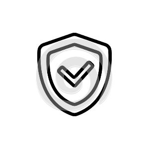 Https protocol vector vector. Isolated contour symbol illustration