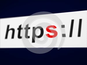 Https secure connection certificate