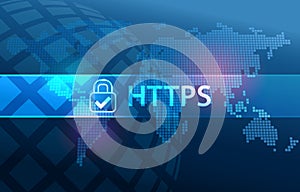 HTTPS Secure Data Transfer Protocol on Web