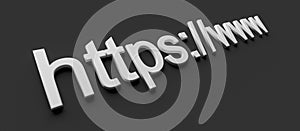 Https www internet web address in search bar of browser