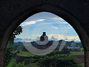 Htukkant-thein temple in Mrauk U, sub region of the Sittwe District, Rakhine State, Myanmar.