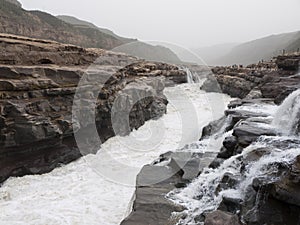Hu Kou Waterfalls of the Yellow River