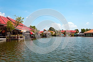 Hua Hin Floating Market in Hua Hin. Thailand.