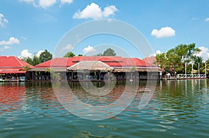 Hua Hin Floating Market in Hua Hin. Thailand.