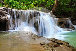 Hua Mae Kkamin Water Fall, Kanchanaburi, Thailand