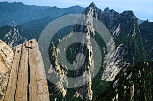 Hua Shan cliff-side path, China