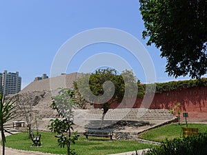 Huaca Huallamarca in San Isidro, Lima photo