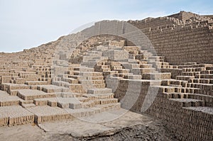 Huaca in Miraflores, Lima, Peru photo