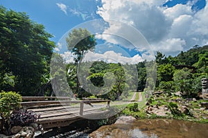 the Huai Hong Khrai Reservoir in chiangmai