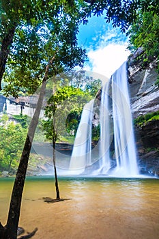 Huai Luang waterfall in Thailand