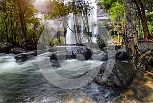 Huai Luang Waterfall at Ubon Ratchathani in Thailand Asia