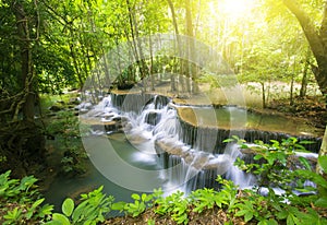 Huai Mae Kamin waterfall 1