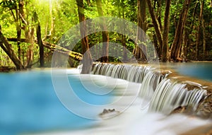 Huai Mae Kamin Waterfall photo