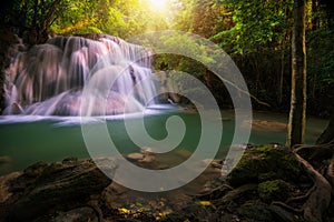 Huai Mae Khamin waterfall