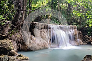 Huai Mae Khamin Waterfall (Famous place in Thailand