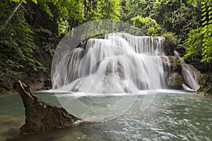 Huai Mae Khamin waterfall in Kanchanaburi