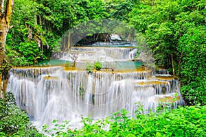 Huai Mae Khamin Waterfall, Kanchanaburi, Thailand