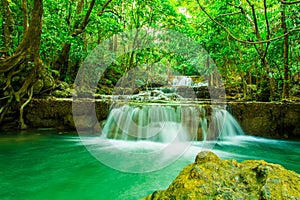 Huai Maekhamin waterfall is one of the beautiful  waterfalls in Thailand