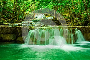 Huai Maekhamin waterfall is one of the beautiful  waterfalls in Thailand