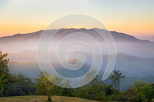 At huai nam dang national park, Chiang mai, Thailand