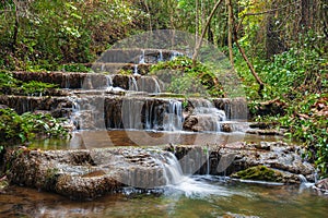 Huai Ton Phueng waterfalls in Thailand