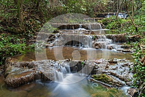 Huai Ton Phueng waterfalls in Thailand