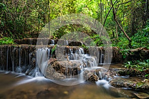 Huai Ton Phueng waterfalls in Thailand