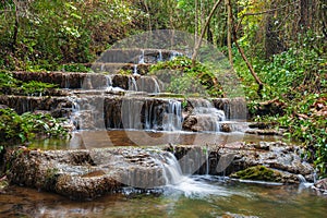 Huai Ton Phueng waterfalls in Thailand photo