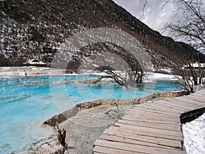 HuangLong in the snow in China