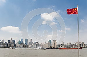 The Huangpu river and the Bund, Shanghai