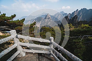 Huangshan Mountain, knows as the Yellow Mountain, famous in China and Asia, considered the most beautiful mountain under heaven