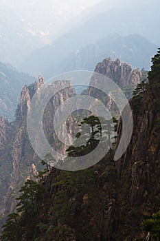 Huangshan Mountain, knows as the Yellow Mountain, famous in China and Asia, considered the most beautiful mountain under heaven