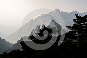 Huangshan Mountain, knows as the Yellow Mountain, famous in China and Asia, considered the most beautiful mountain under heaven