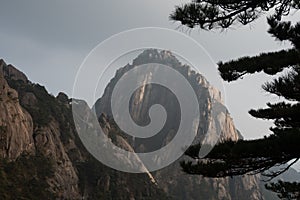 Huangshan Mountain, knows as the Yellow Mountain, famous in China and Asia, considered the most beautiful mountain under heaven