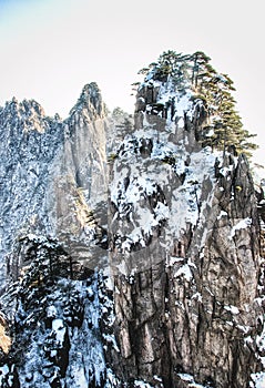 Huangshan mountain scenery in Anhui province, China