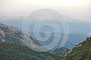 Huangshan Mountain Yellow Mountains in China