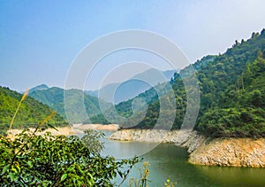 Huangyuan Reservoir in Hengfeng, Shangrao, Jiangxi, China