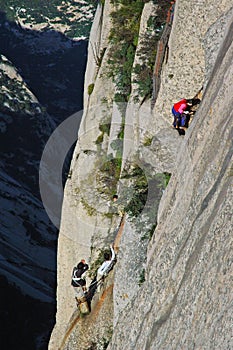 Huashan Mountain-Changkong Cliff Footway 2 photo