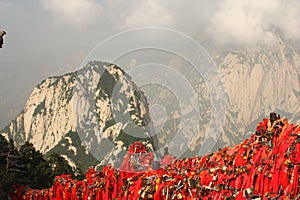 Huashan Mountain in China photo